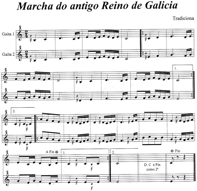 Marcha do antigo Reino de Galicia