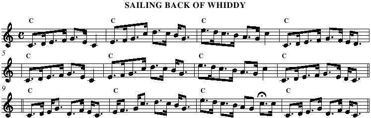 Sailing Back of Whiddy (Ag Seolad Taob Le Faoit)