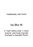 Ho Bha Mi (night visiting song) - 1