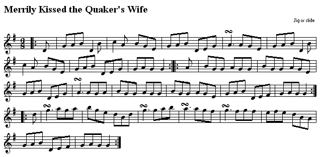 Merrily Kissed the Quaker’s Wife