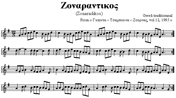 Zoναραντικoς