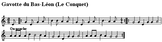 Gavotte du Bas-Léon (Le Conquet)